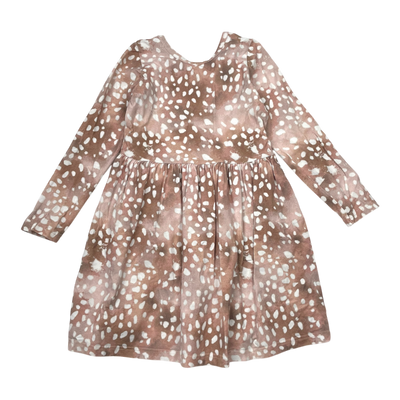 Kaiko dress, copper bambi | 122/128cm