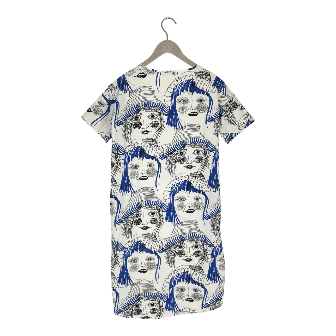 Vimma t-shirt dress, faces | woman onesize
