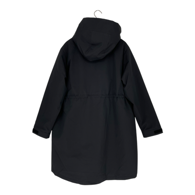 Makia laina winter parka jacket, black | woman L