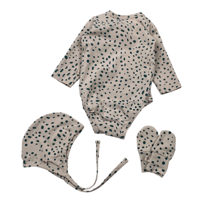 Kaiko body set, dots | 56cm