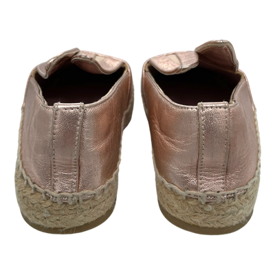 Minna Parikka conejo espadrillo shoes, rose gold | 26