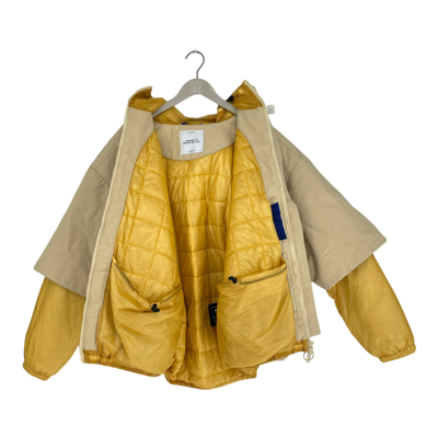 Embassy of Bricks and Logs Terrace utility jacket, sand/yellow | unisex L