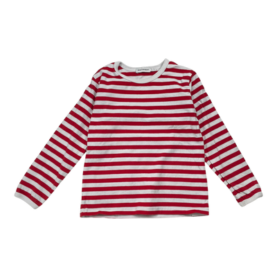 Marimekko tasaraita shirt, red | 92/98cm