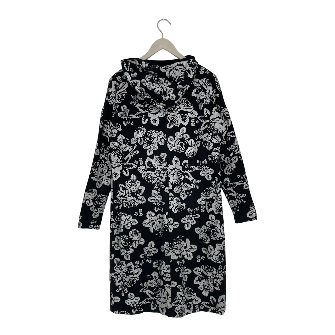 Ommellinen hooded dress, glitter babushka roses | woman M