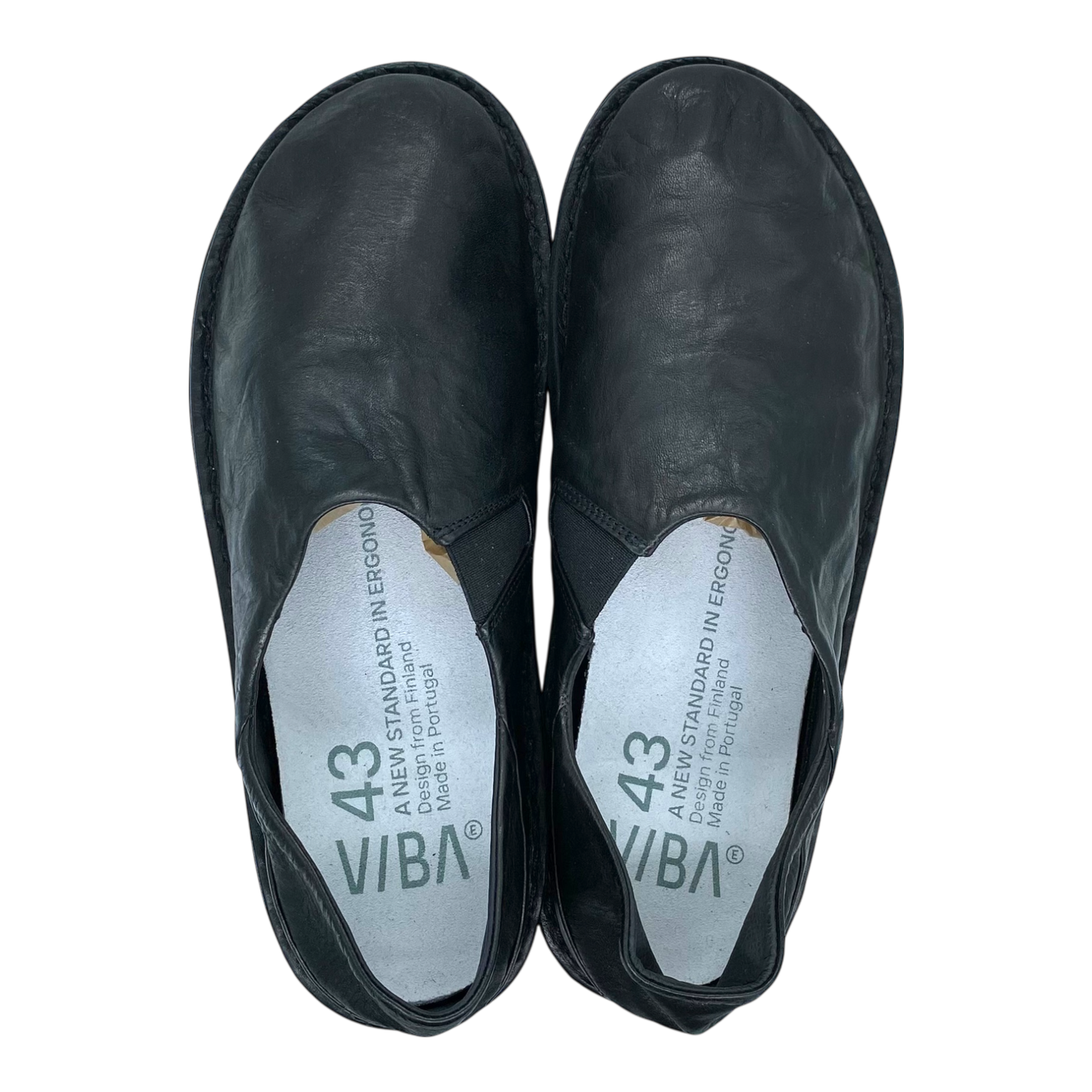 VIBAe Zuma leather shoes, preto black | 43