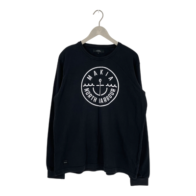 Makia sweatshirt, black | unisex XL