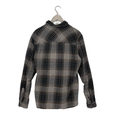 Samsøe Samsøe button shirt, brown | man L