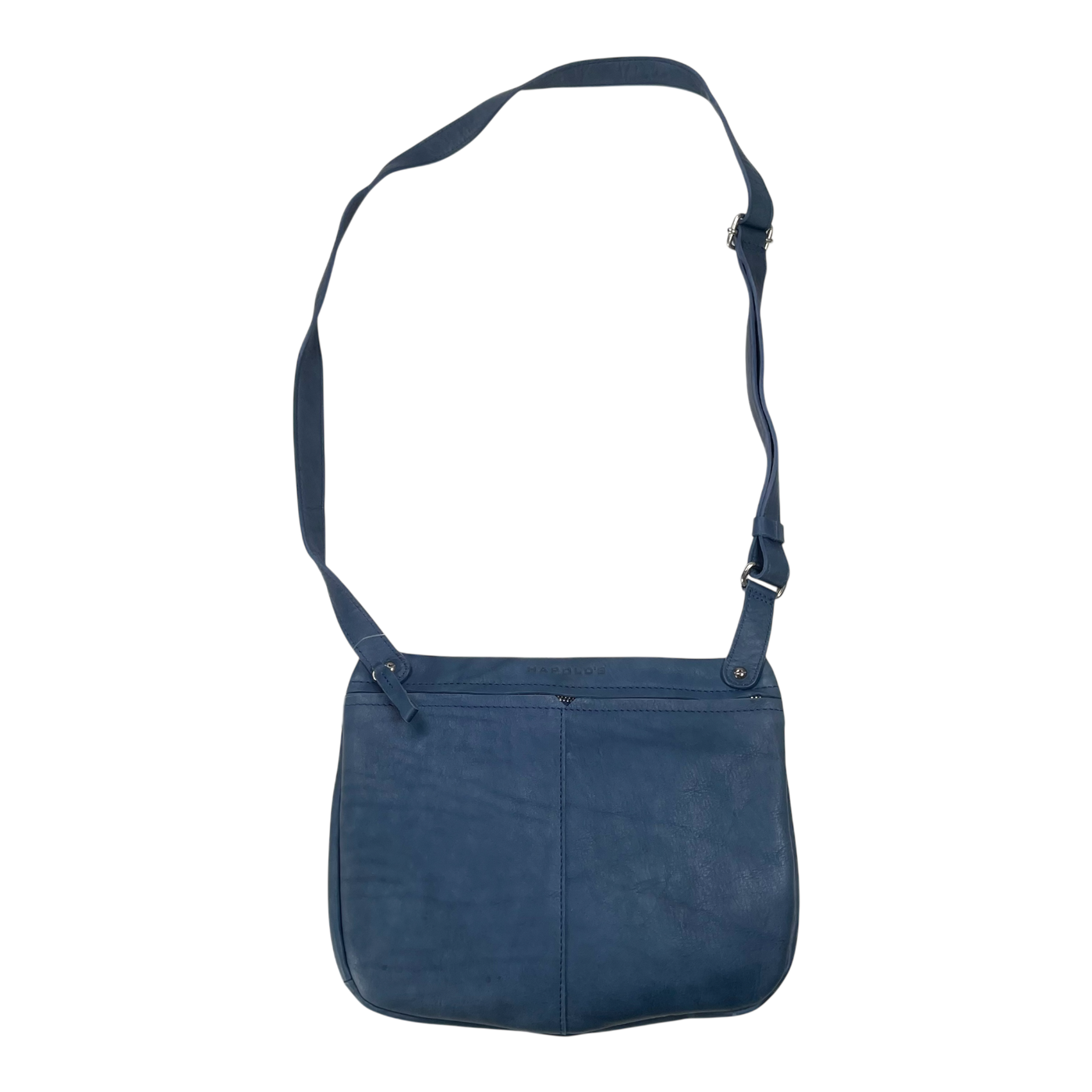 Harold's Bags leather chaza beltbag, midnight blue