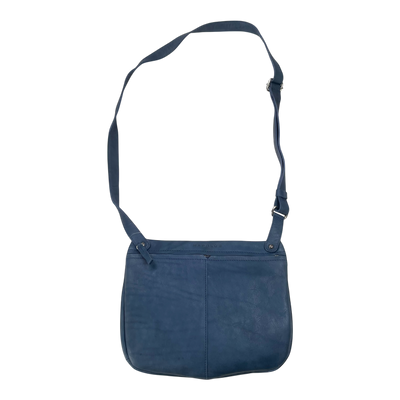 Harold's Bags leather chaza beltbag, midnight blue