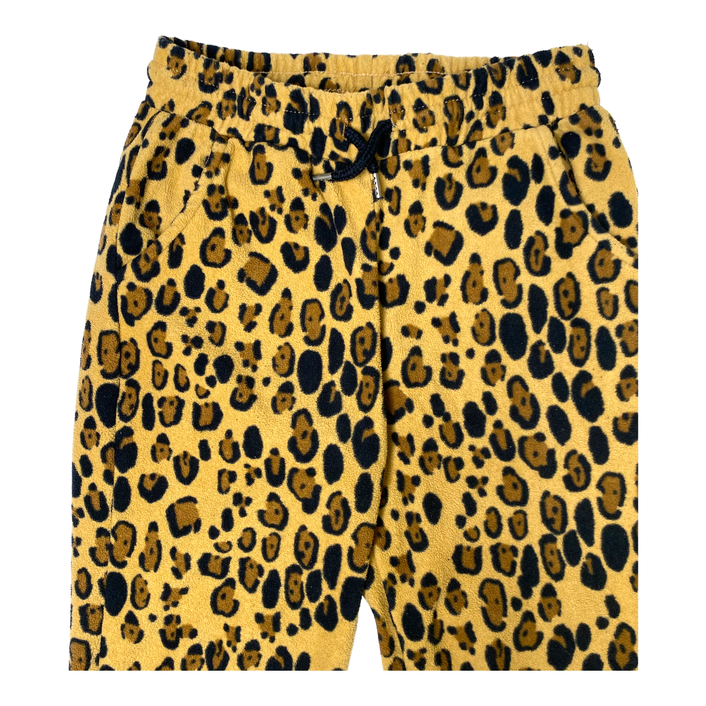 Mini Rodini fleece pants, leopard | 128/134cm