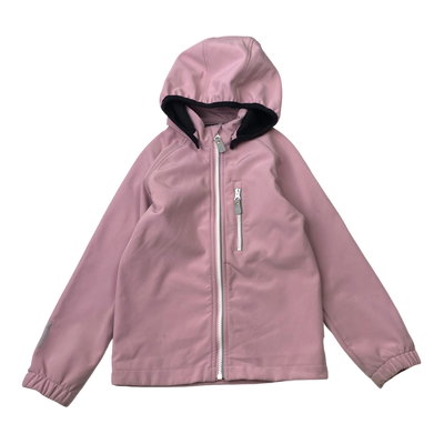 Reima softshell jacket, pink | 122cm