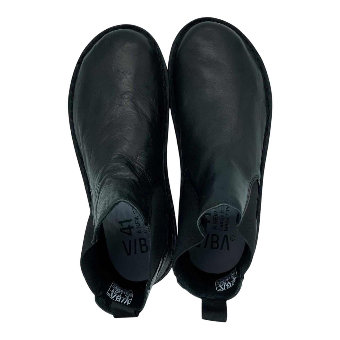 VIBAe Helsinki leather boots, preto black | 41