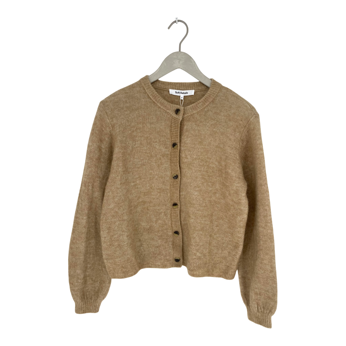 Soft Rebels allison knit cardigan beige | woman S