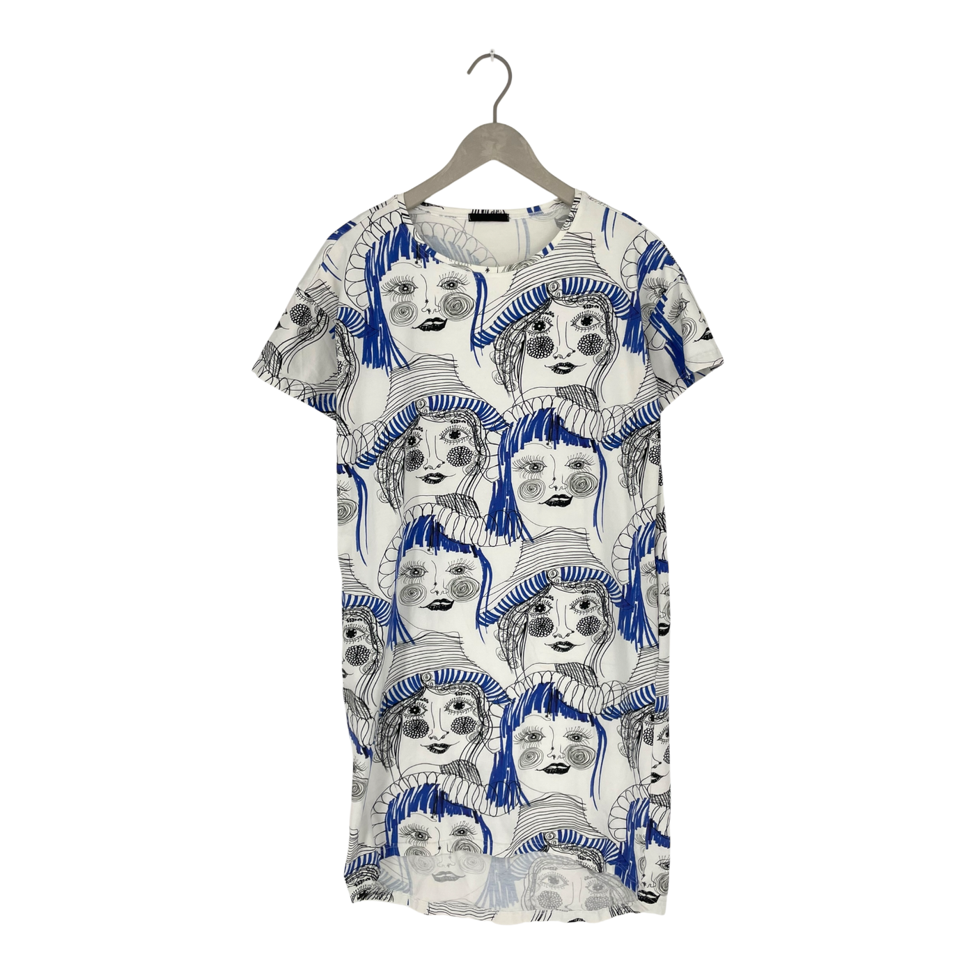 Vimma t-shirt dress, faces | woman onesize