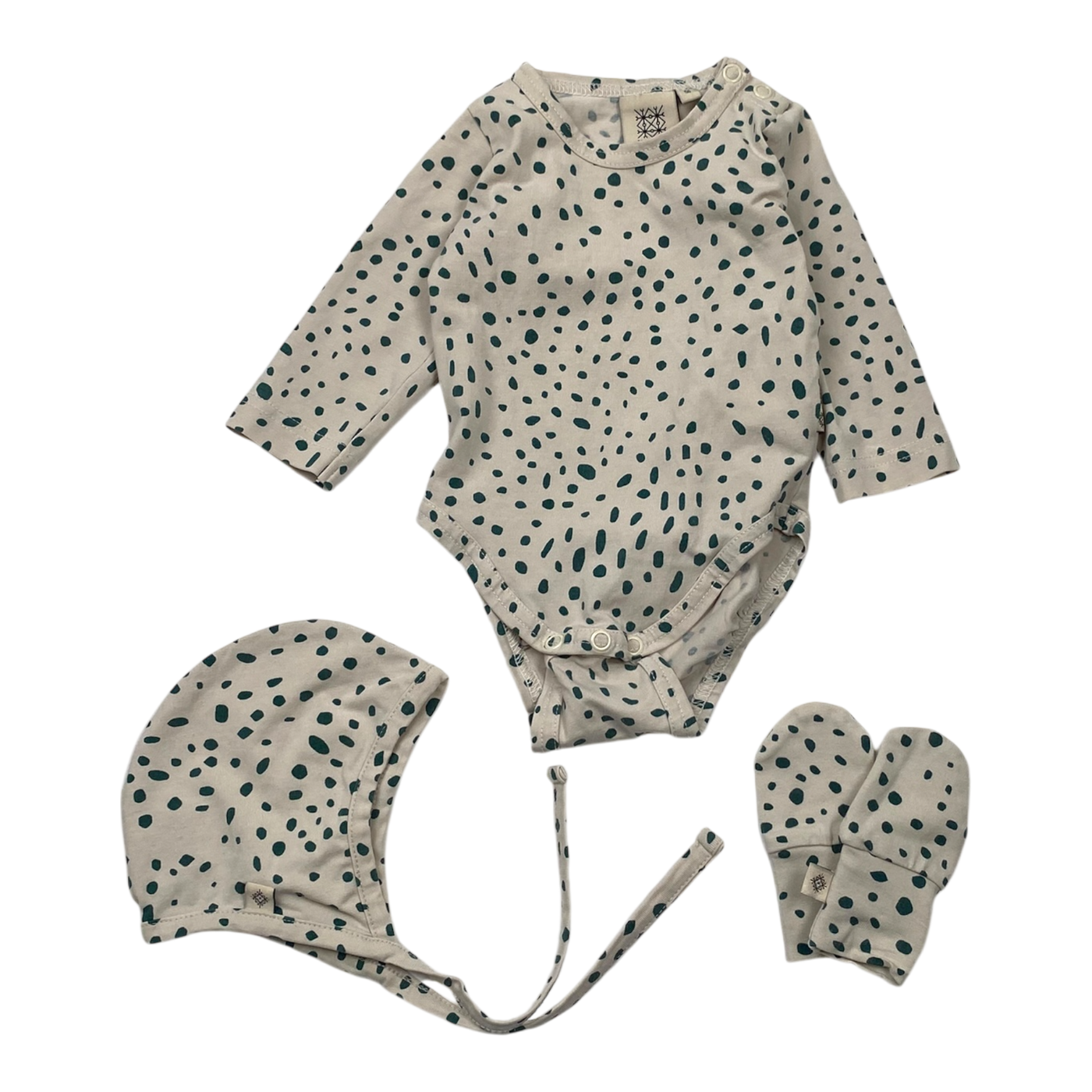 Kaiko body set, dots | 56cm