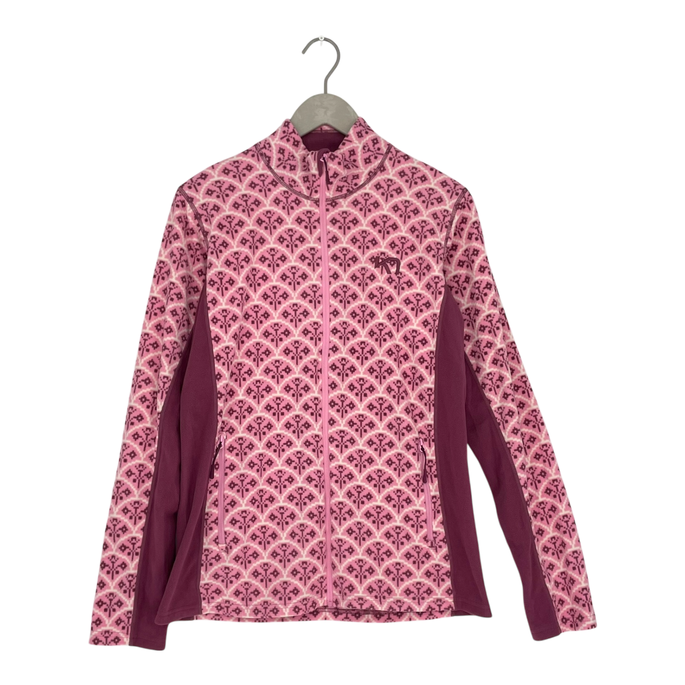 Kari Traa midlayer fleece shirt, pink | woman XL