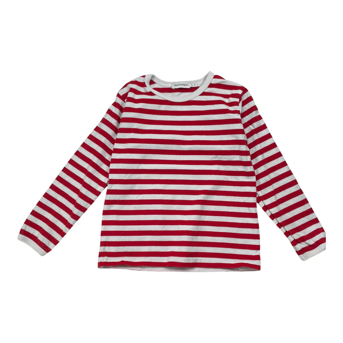 Marimekko tasaraita shirt, red | 92/98cm