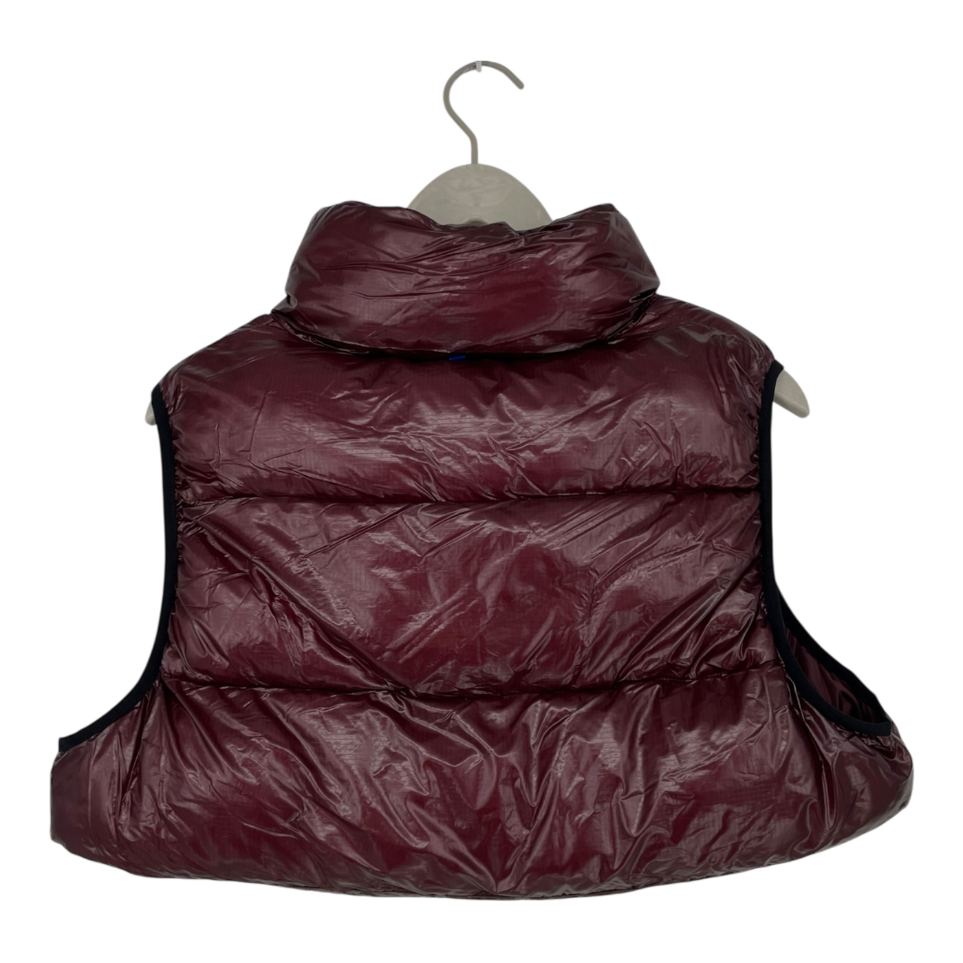 Embassy of Bricks and Logs vienna puffer vest, burgundy | unisex S
