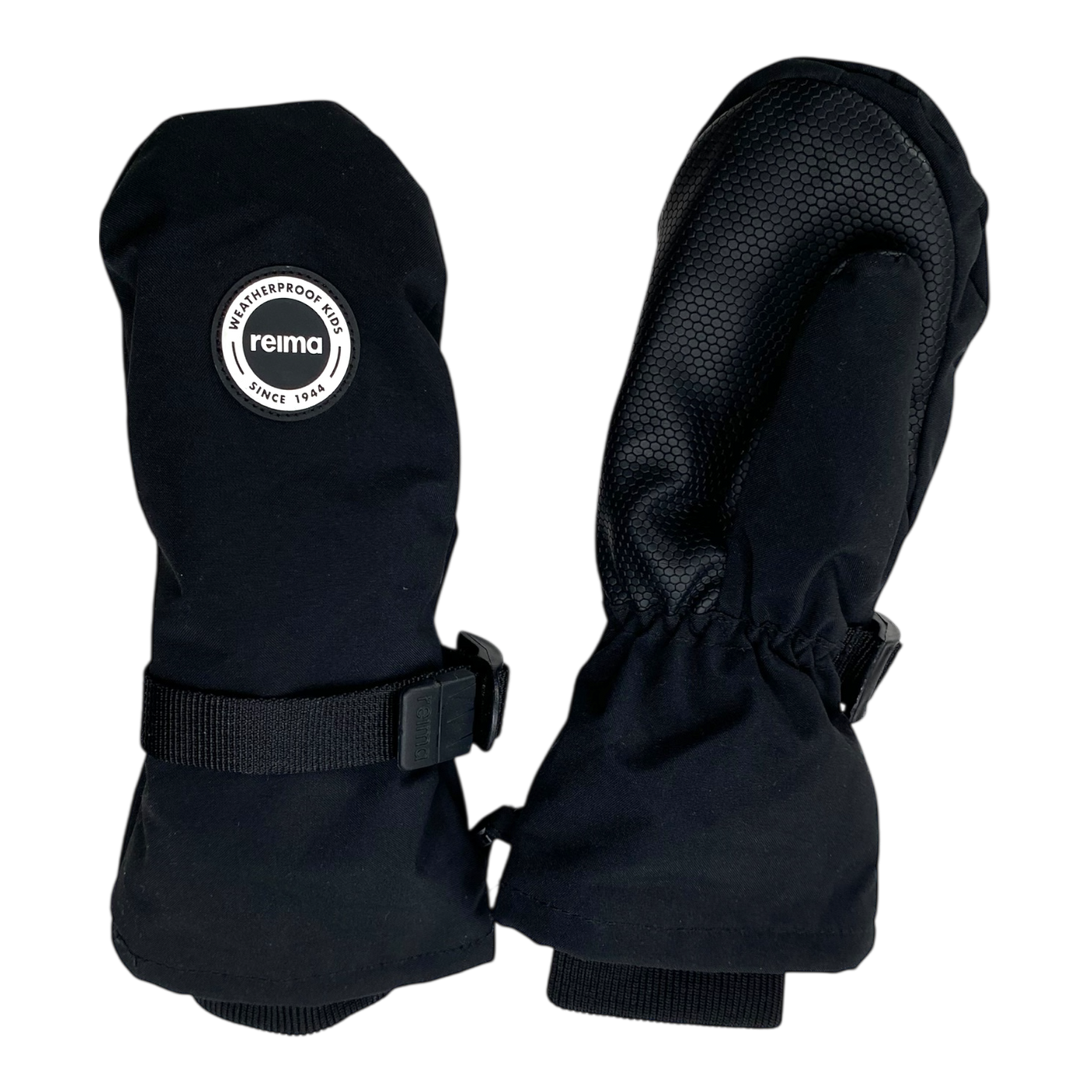 Reima uusio winter gloves, black | 4-6y