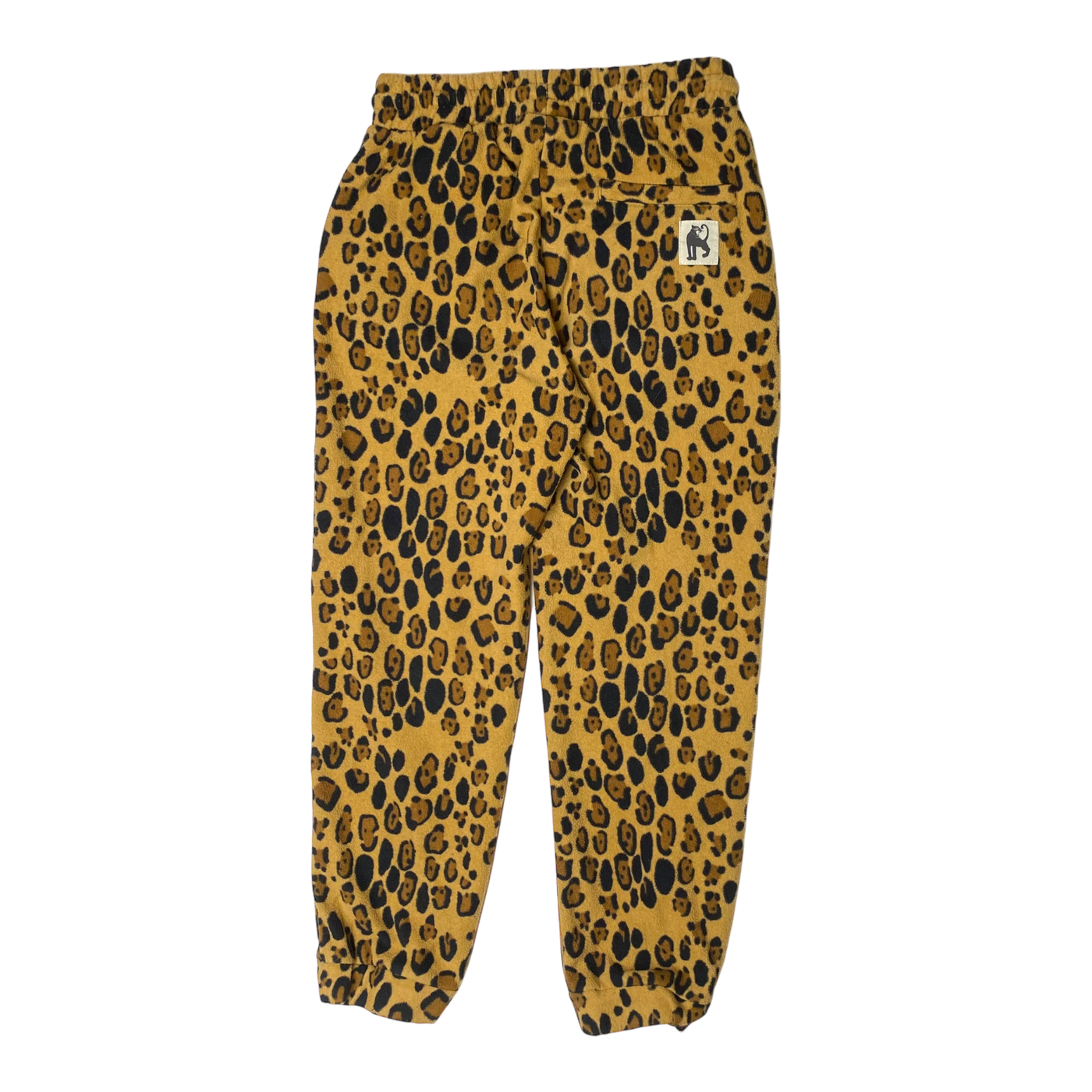 Mini Rodini fleece pants, leopard | 128/134cm