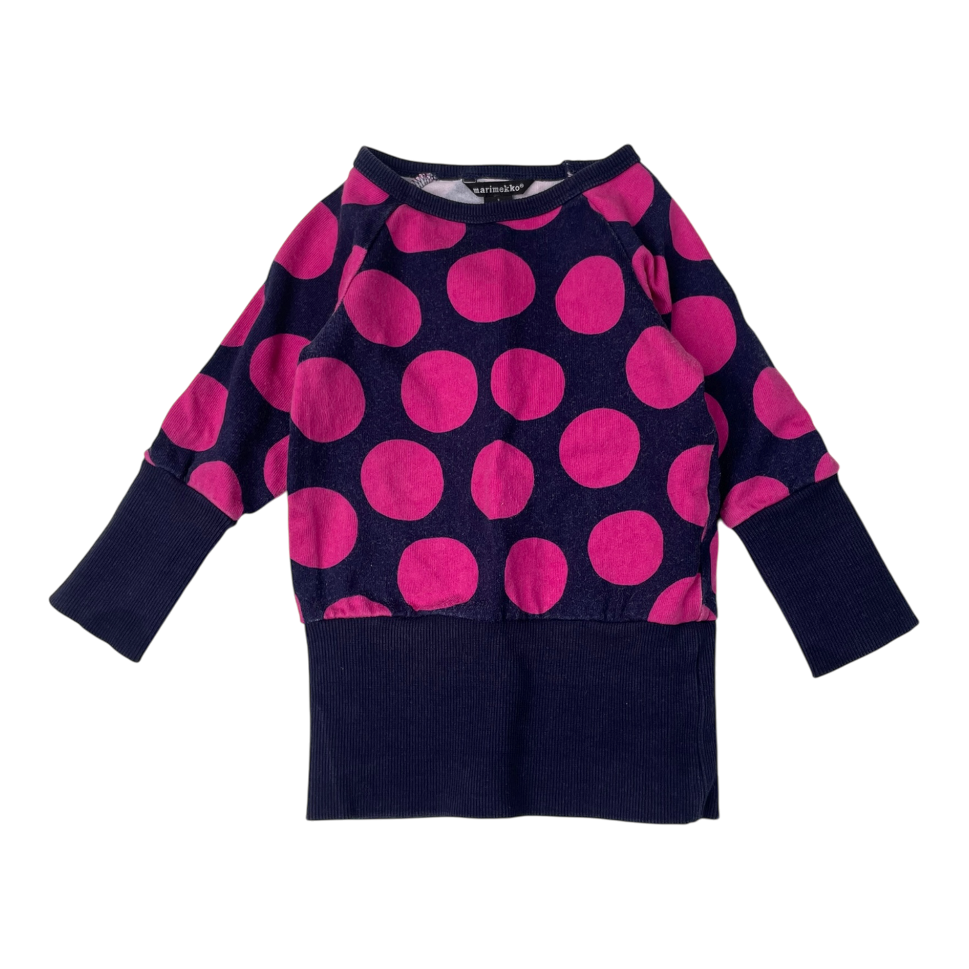 Marimekko sweatshirt, dots | 86cm