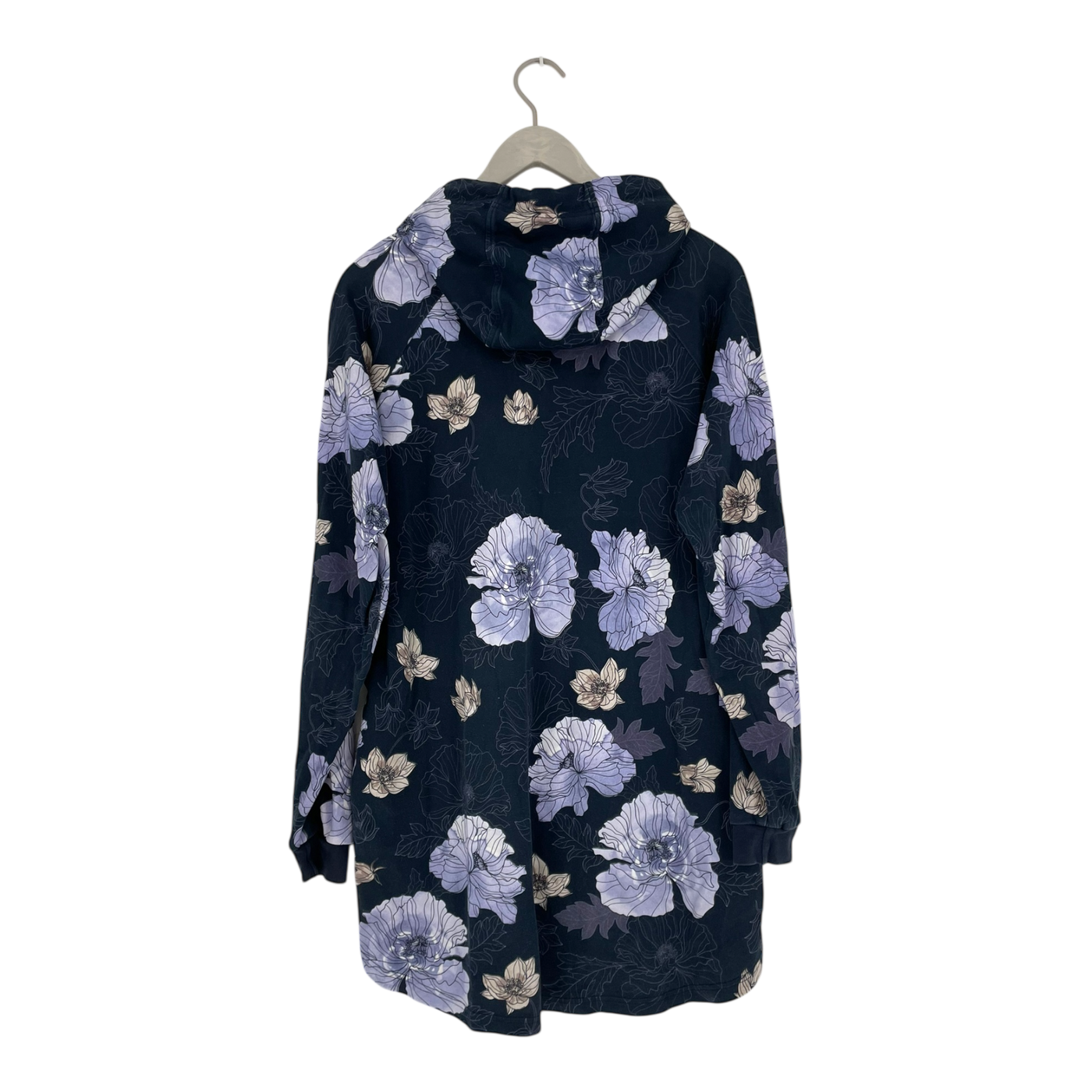 Riva Clothing hoodie dress, flowers | woman M