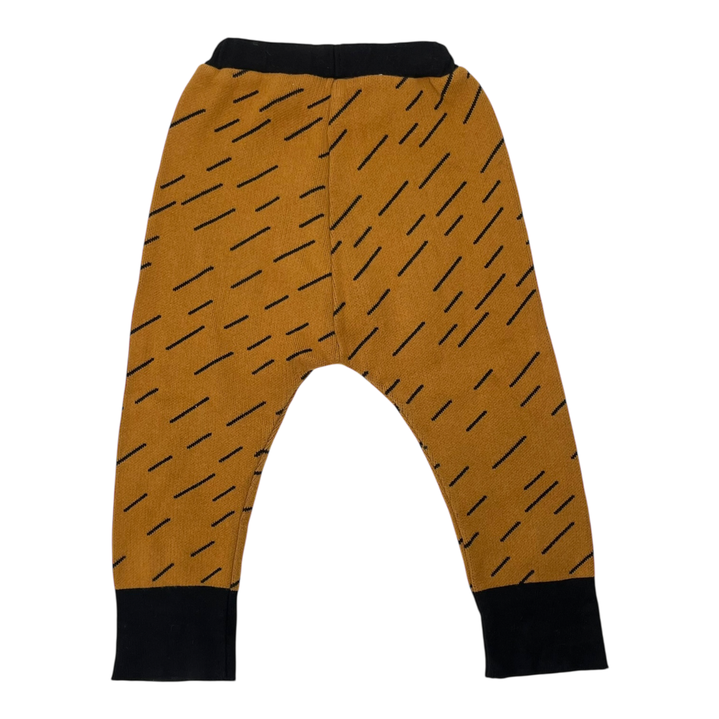 Papu knit stripe pants, brown/black | 86/92cm