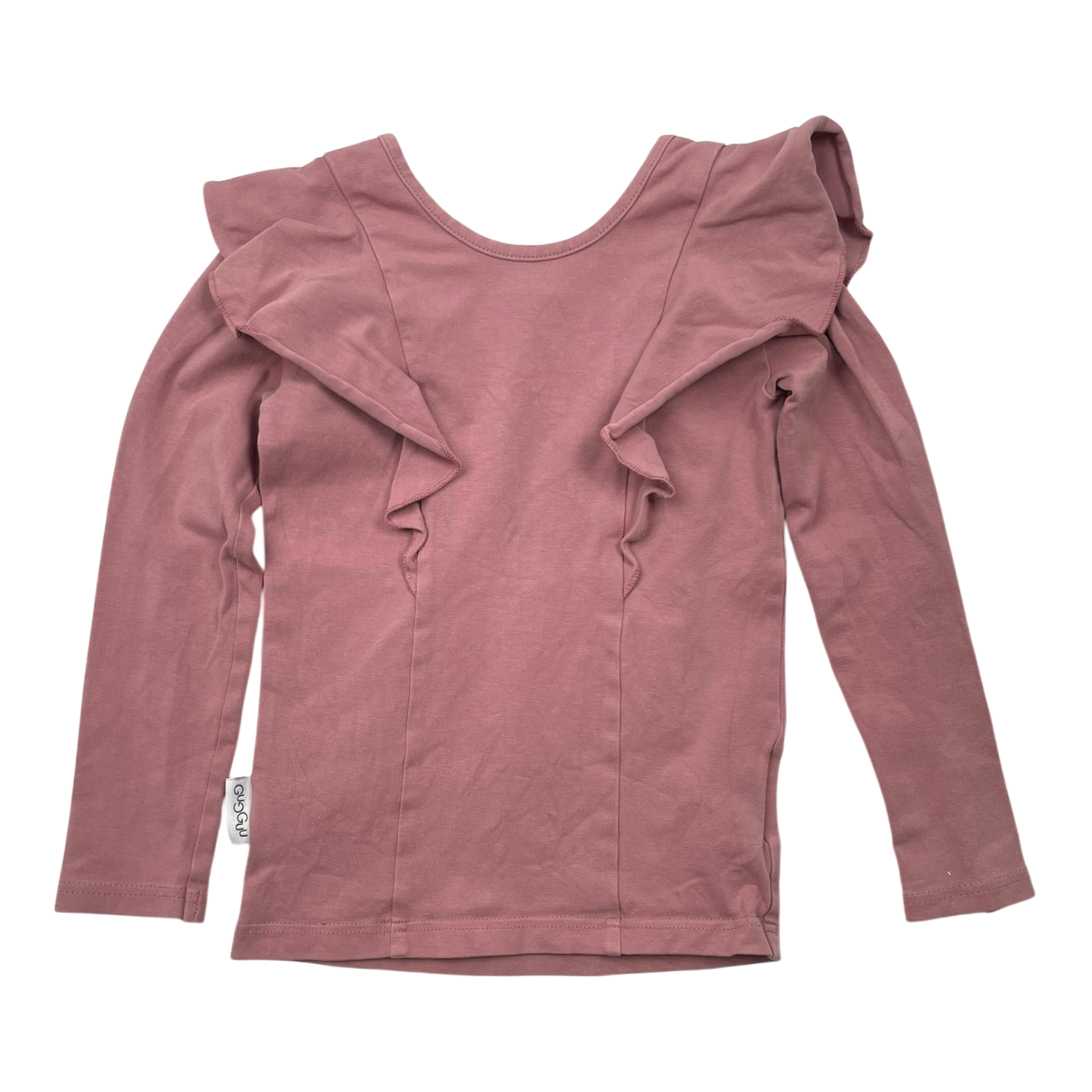 Gugguu frill shirt, rustic rose | 92cm