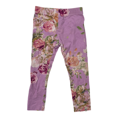Kaiko leggings, rose yard | 86/92cm