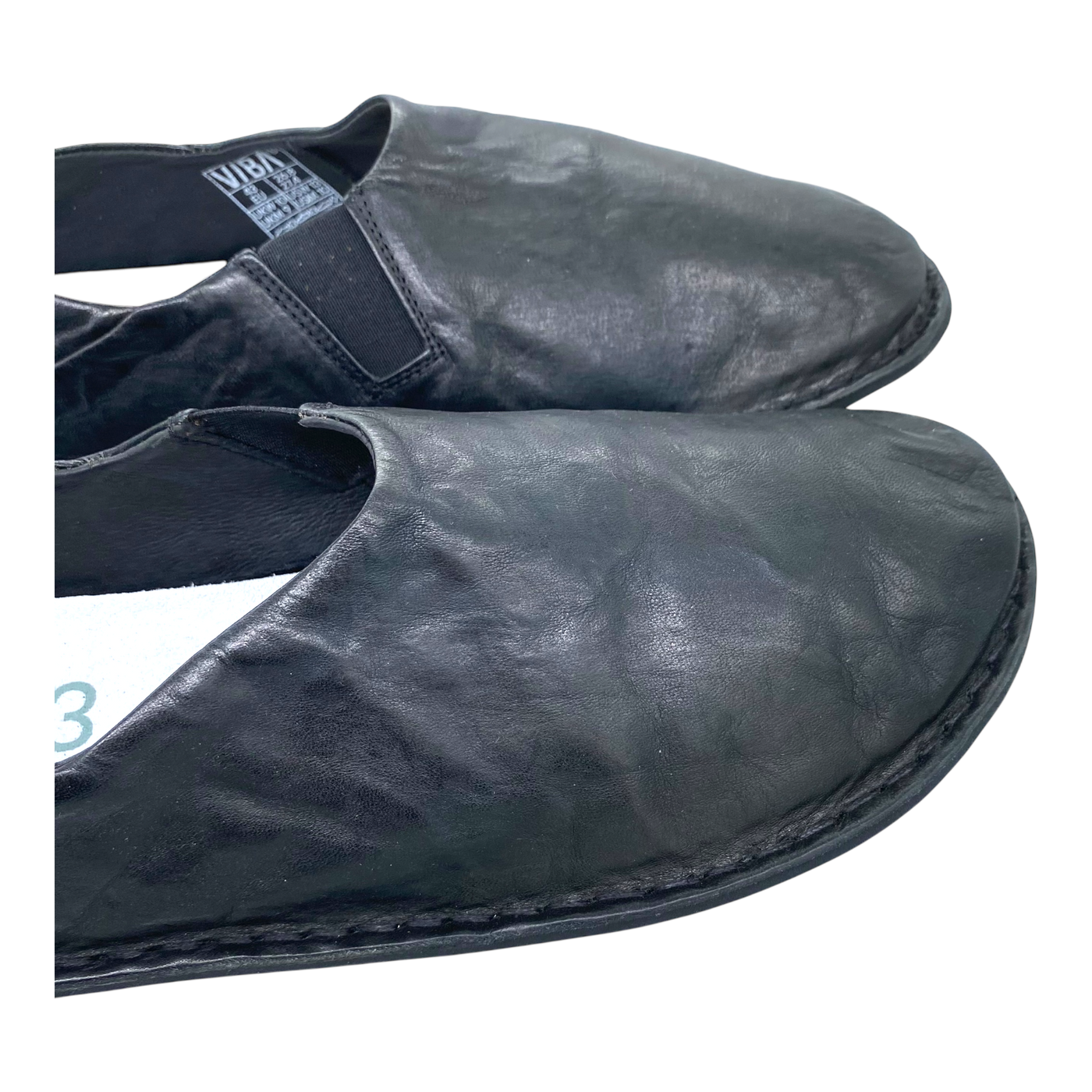 VIBAe Zuma leather shoes, preto black | 43