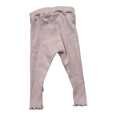 Gugguu rib leggings, pink | 62cm