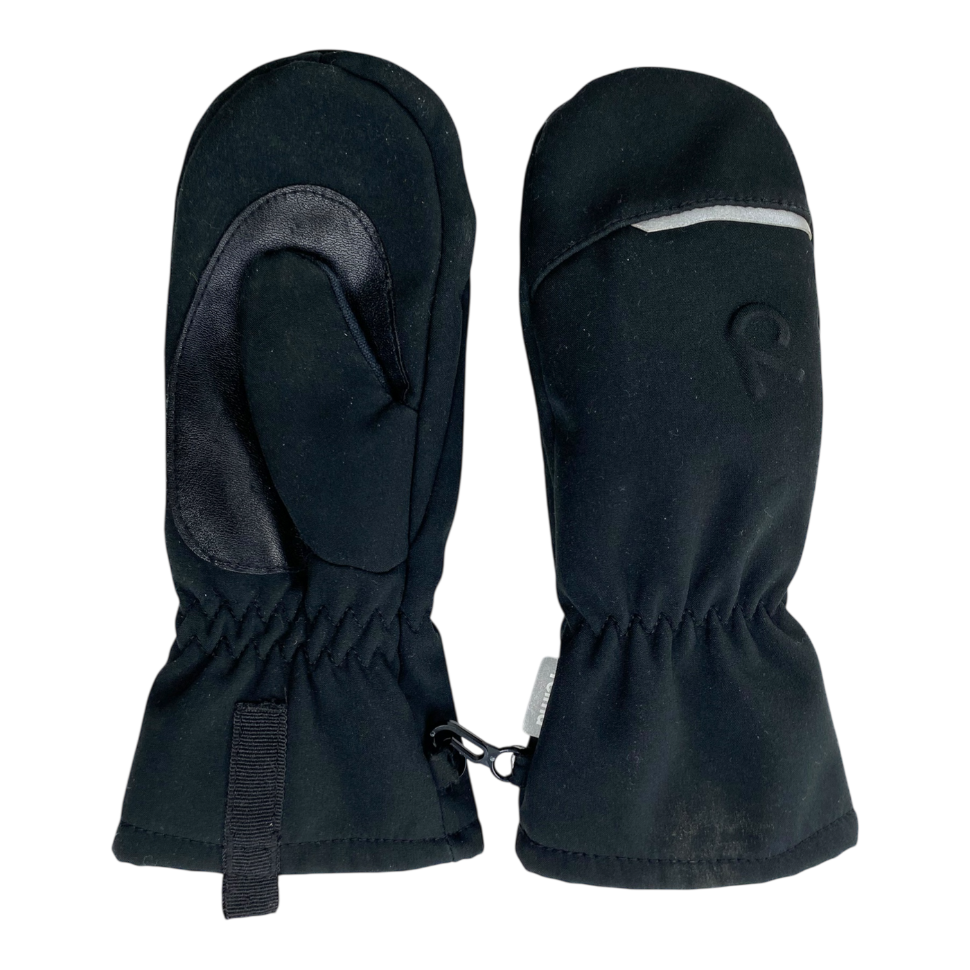 Reima softshell gloves, black | 8-10y