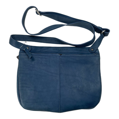 Harold's Bags leather chaza beltbag, midnight blue