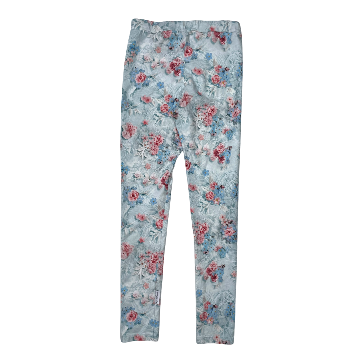 Gugguu leggings, light blue flower | 122cm