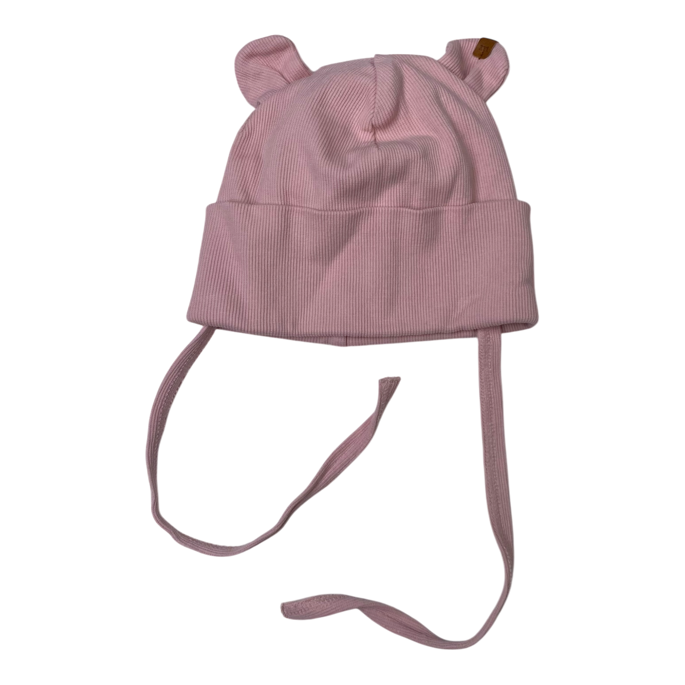 Metsola bear ear beanie, pink | 3-4y