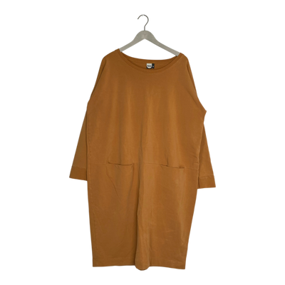 Papu giant split dress, caramel | woman XL