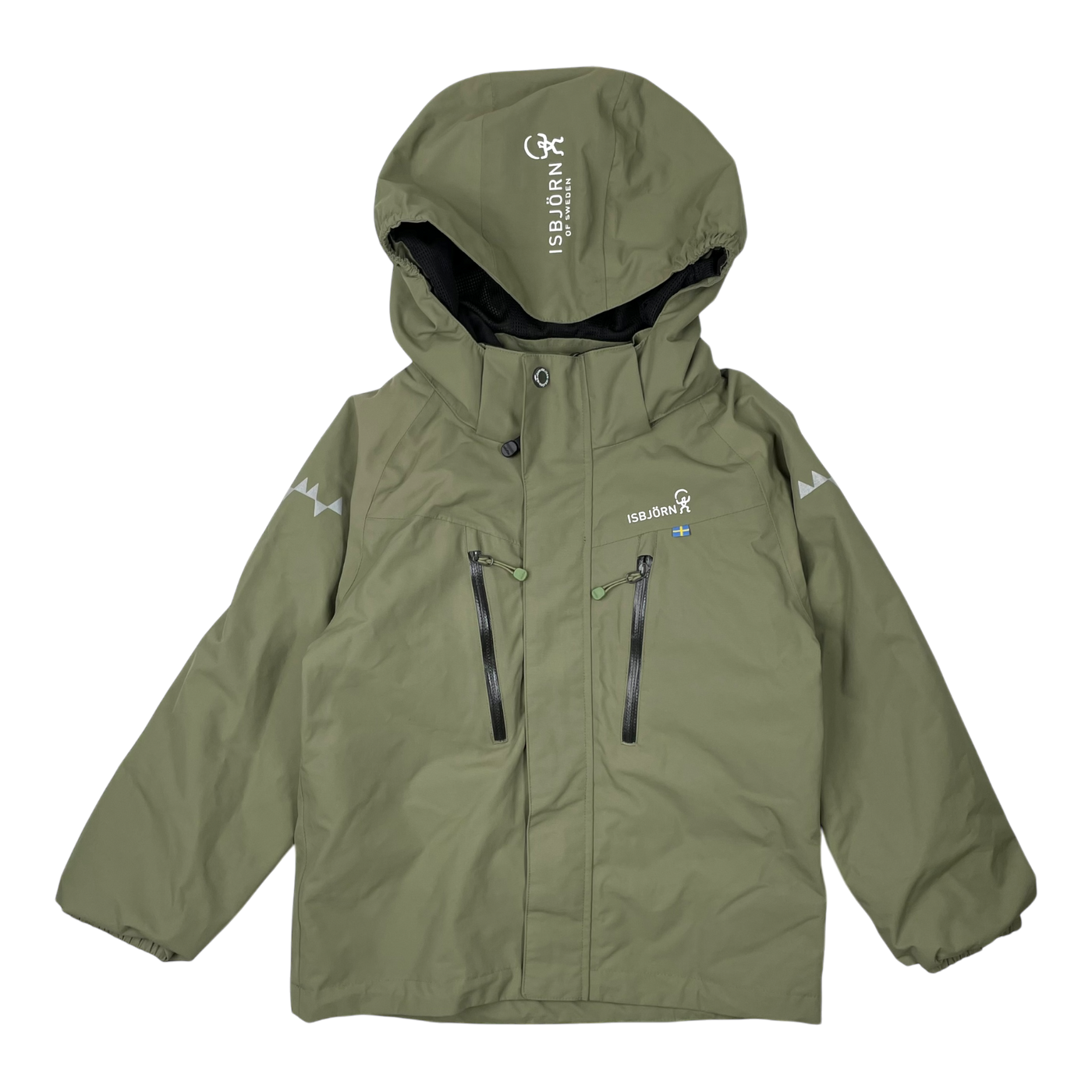 Isbjörn storm windbreaker jacket, hunter green | 110/116cm