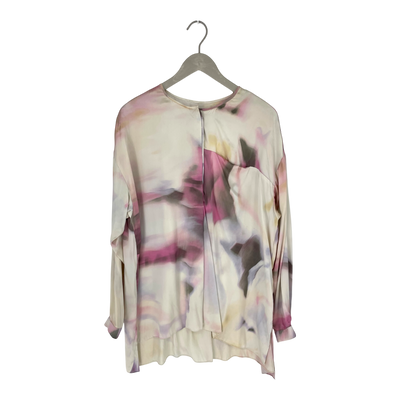 Tiger of Sweden dalia silk blouse, watercolor print | woman 40