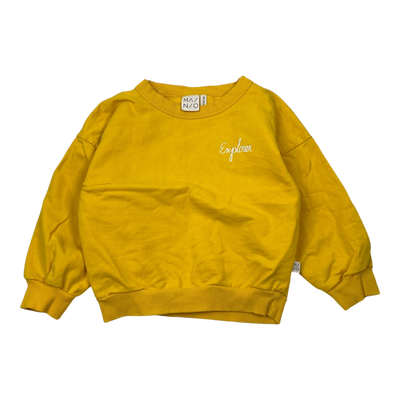 Mainio sweatshirt, yellow | 98/104cm