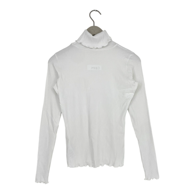 Kaiko rib turtle neck, white | woman M