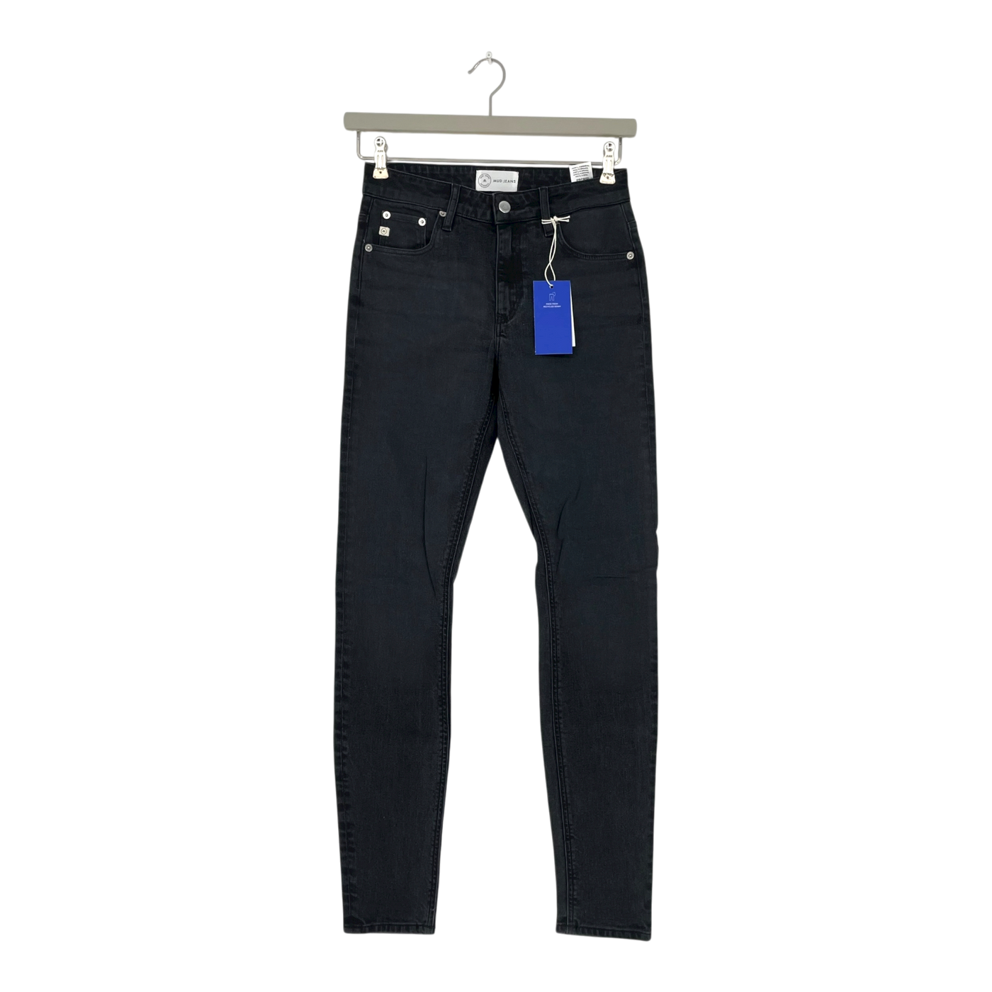 Mud Jeans slim skyler jeans, dark grey | woman 27/32