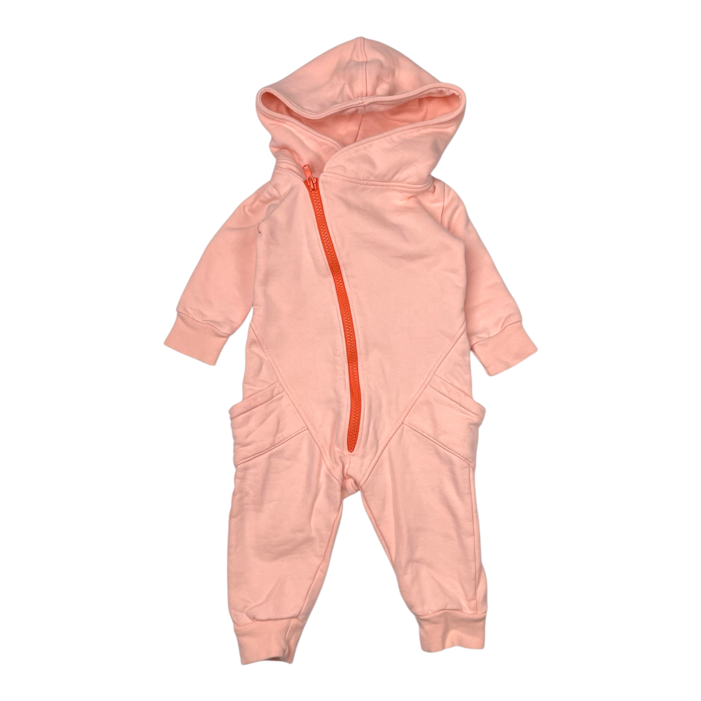 Gugguu sweat jumpsuit, pink | 74cm