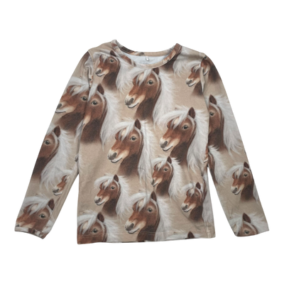 Metsola shirt, horses | 116cm