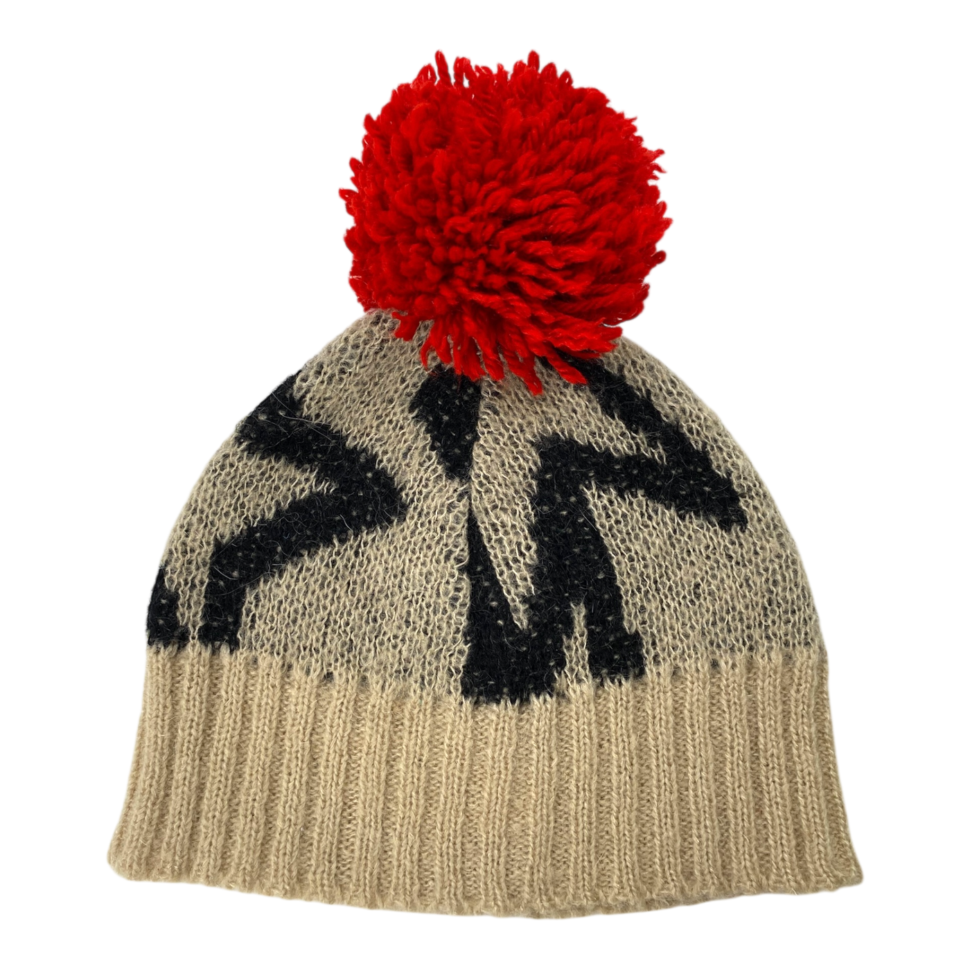Bobo Choses pom hat, black/sand | 6-7y