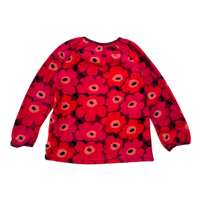 Marimekko uula velour shirt, unikko | 116/122cm