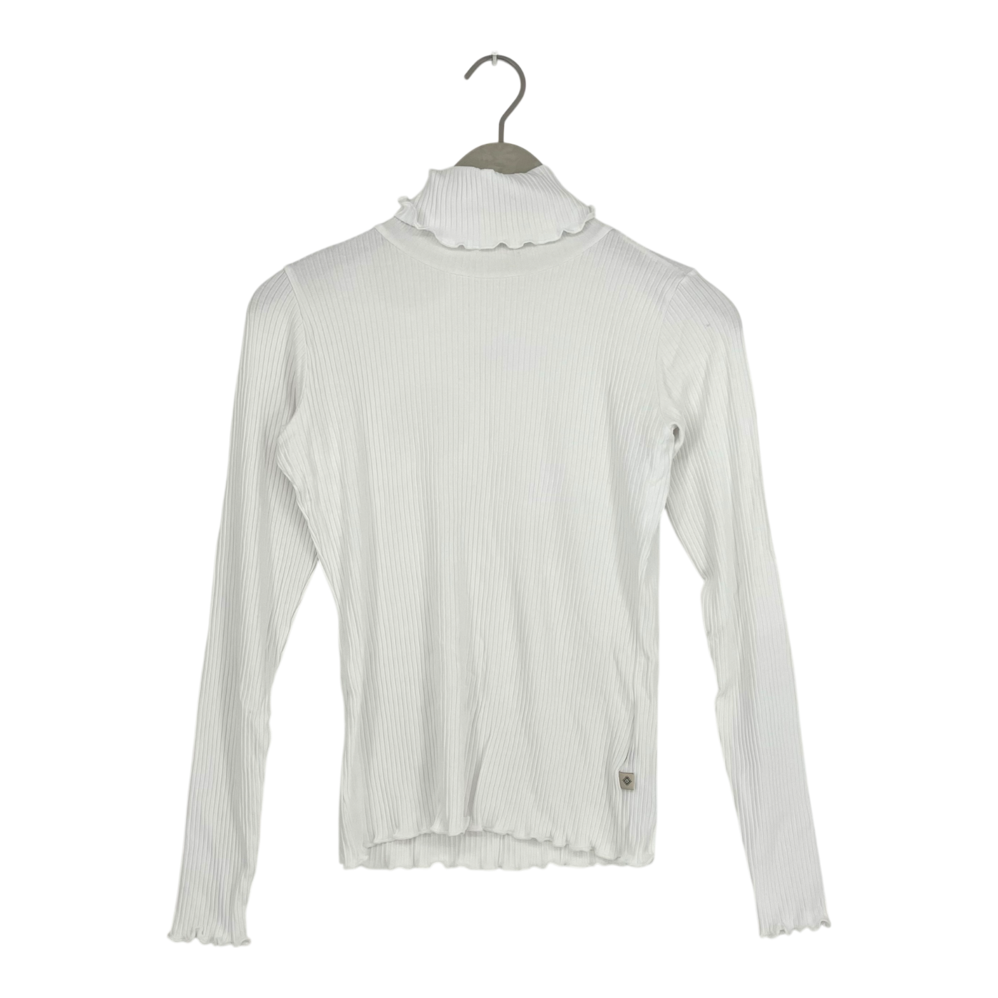 Kaiko rib turtle neck, white | woman M