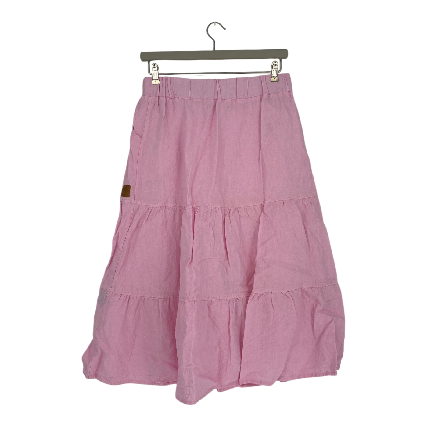 Ommellinen linen skirt, pink | woman L