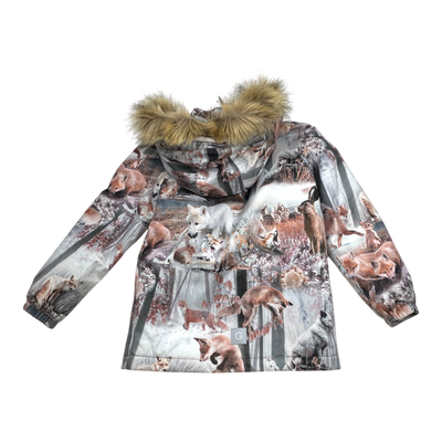 Gugguu winter parka, animals | 128cm