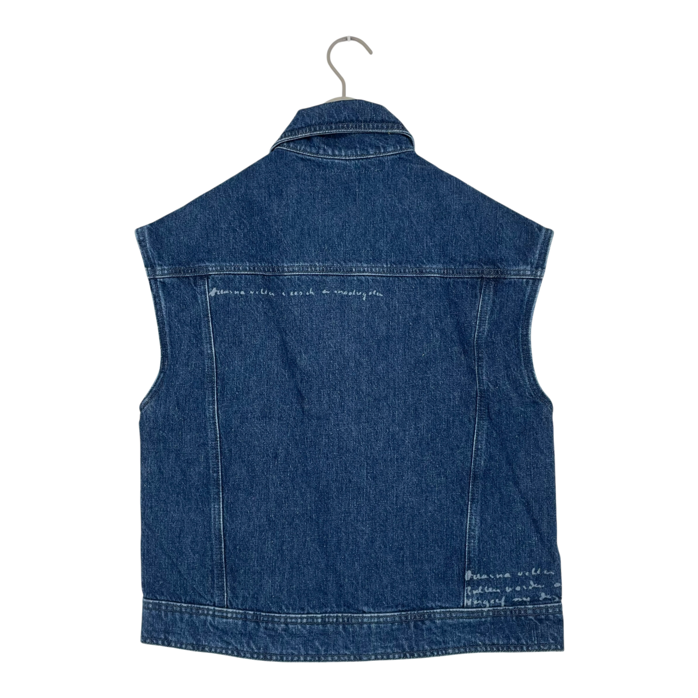 Mud Jeans van gogh denim vest, dark denim | unisex XS