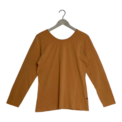 Kaiko cross shirt, caramel | woman L